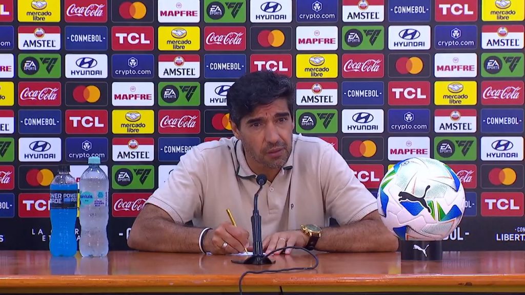 Abel Ferreira, técnico do Palmeiras. Foto: Reprodução/X/ge