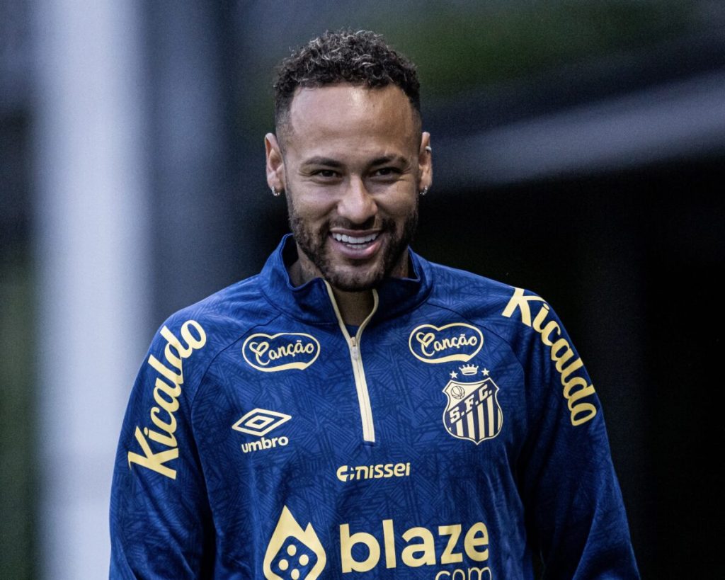 Neymar treinando no Santos - Foto: Raul Baretta