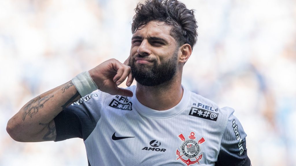 Hoje no Corinthians, Yuri Alberto defendeu o Internacional. Foto: Liamara Polli/AGIF