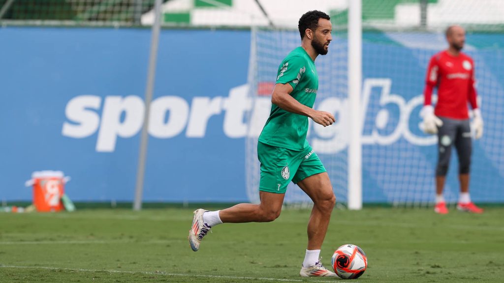 Felipe Anderson. Foto: Cesar Greco/Palmeiras