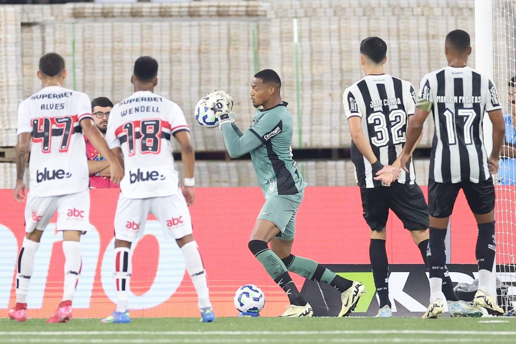 São Paulo fez bom jogo no Nilton Santos, mas só empatou contra o Botafogo. (Foto: Vitor Silva/Botafogo)