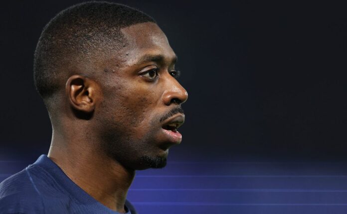 Dembelé é substituído em Arsenal x PSG e causa preocupação em Luis Enrique