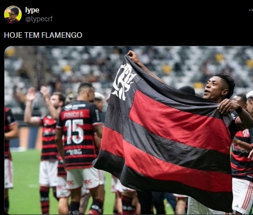 Anúncio do grande jogo entre Palmeiras e Flamengo