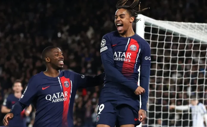 Arsenal demonstra interesse na contratação de Bradley Barcola do Paris Saint-Germain