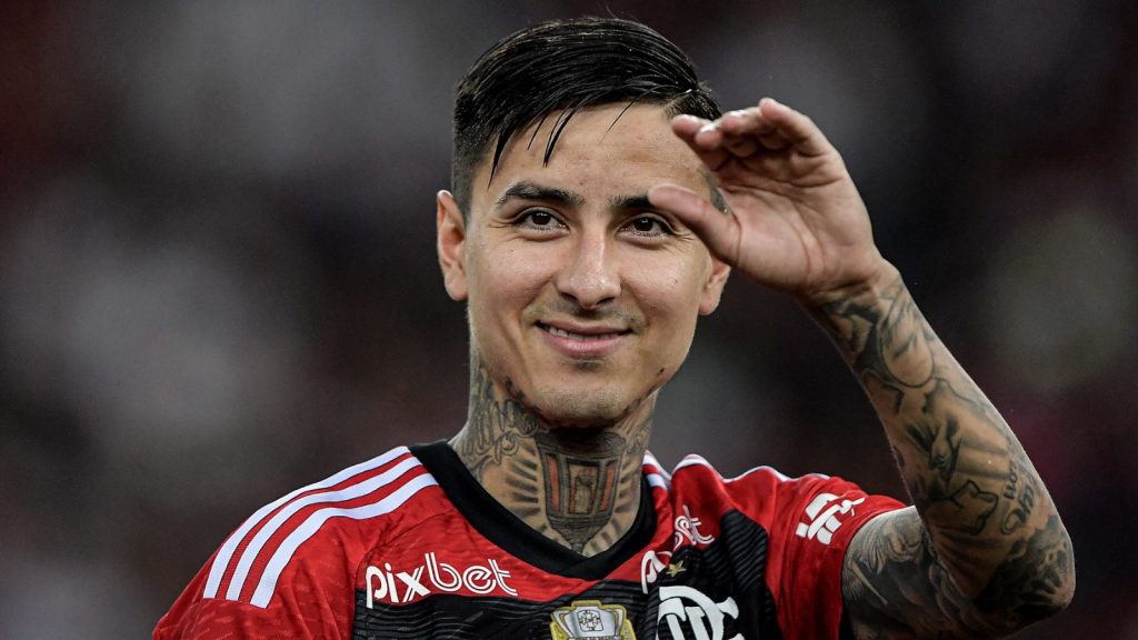 Erick Pulgar, meio-campista do Flamengo – Foto: Thiago Ribeiro/AGIF