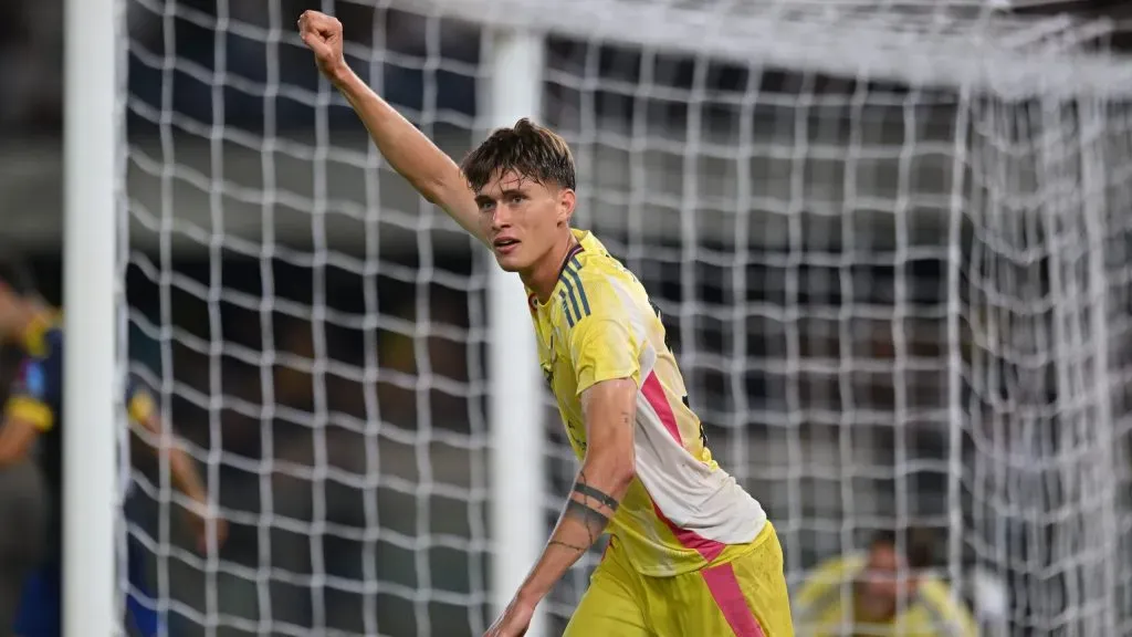 Nicolò Savona em jogo da Juventus. Foto: Alessandro Sabattini/Getty Images