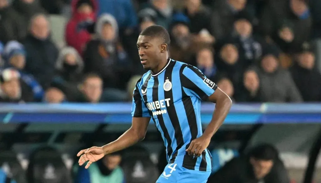 Joel Ordóñez em ação na partida entre Club Brugge x Sporting pela Champions League (IMAGO / Isosport)