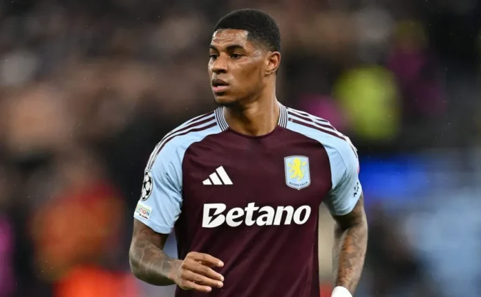 Rashford publica carta de despedida do Aston Villa após término da temporada