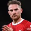 Mac Allister, alvo do Real Madrid, em campo no Liverpool