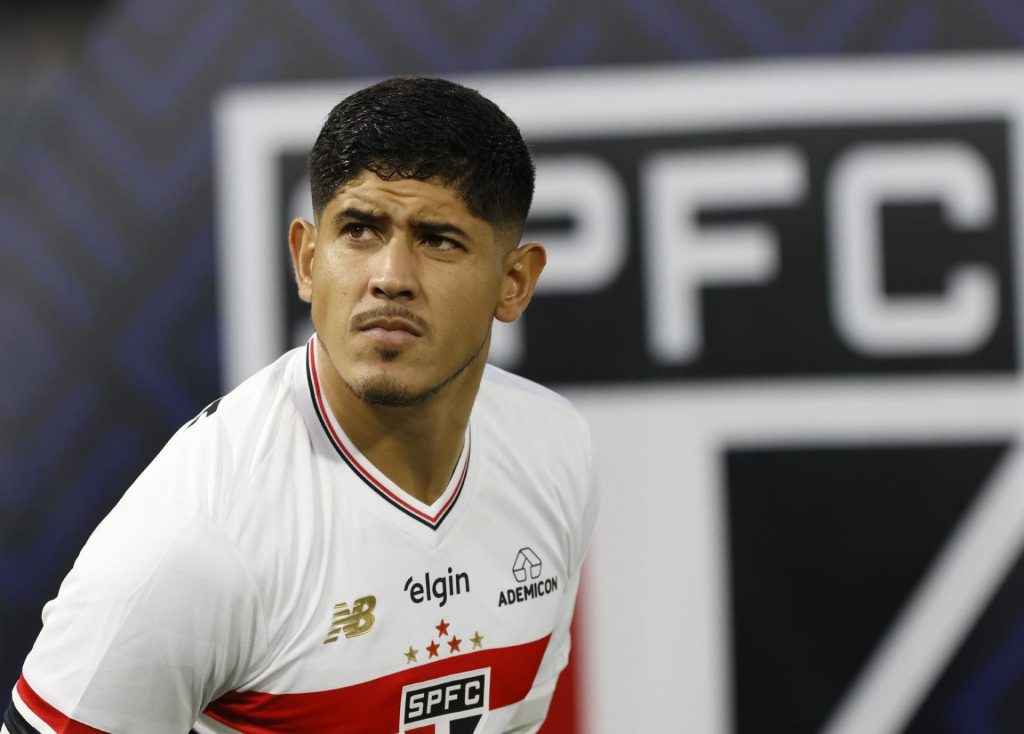 Alan Franco é destaque da defesa do São Paulo. (Foto: Rubens Chiri/SPFC)