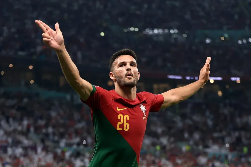 Gonçalo Ramos já é esperança de gols pela seleção de Portugal. Foto: Buda Mendes/Getty Images