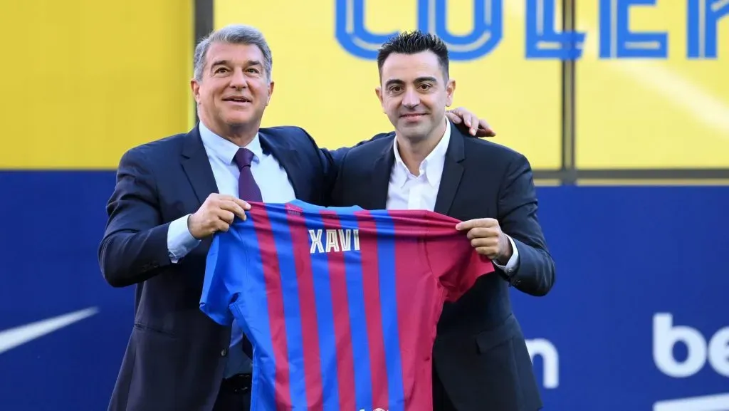 Xavi nos tempos de Barcelona