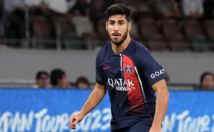 PSG encaminha a venda de Marco Asensio para o Aston Villa de forma definitiva