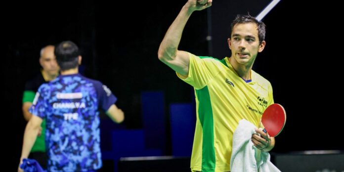 Hugo Calderano busca semifinal em torneio de Foz do Iguaçu Hugo Calderano quer vaga na semifinal em Foz do Iguaçu