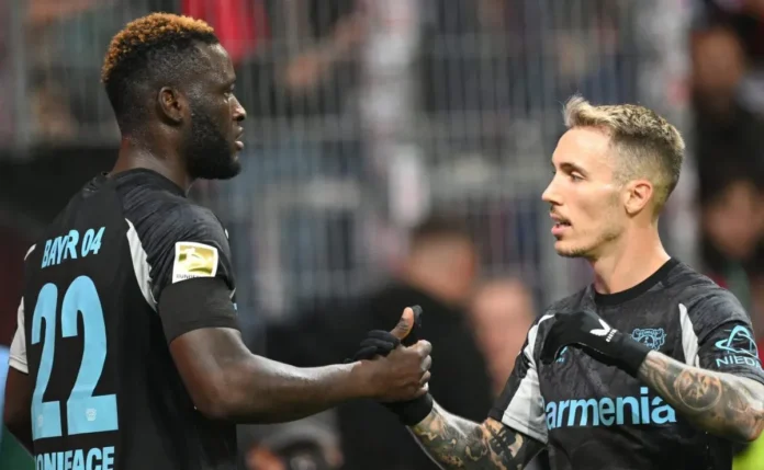 Milan demonstra interesse na contratação de Victor Boniface, atacante do Bayer Leverkusen