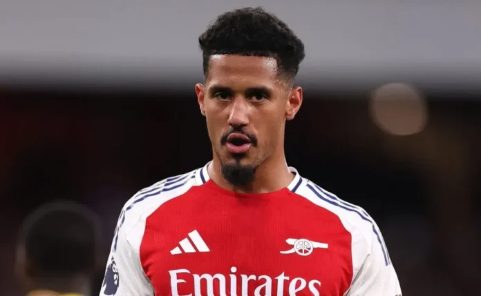 Arsenal avança nas conversas para renovar com William Saliba, alvo do Real Madrid, e Bukayo Saka