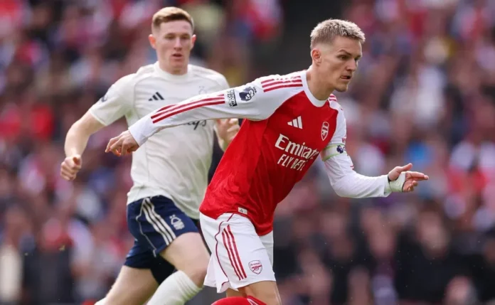 Mikel Arteta comenta sobre possível nova lesão de Martin Ødegaard em vitória do Arsenal