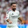 Carvajal em campo com a camisa tradicional do Real Madrid (Angel Martinez/Getty Images)