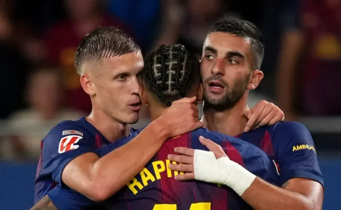 Dani Olmo admite frustração no Barcelona após pouco tempo de jogo com Hansi Flick