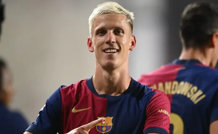 Dani Olmo é barrado e Hansi Flick deve fazer até cinco mudanças no jogo do Barcelona