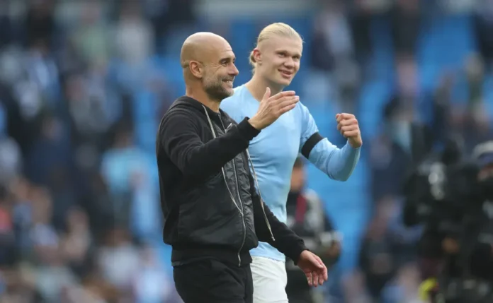 Guardiola se rende aos números de Haaland no Manchester City: “Insanos”