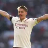 Ødegaard em jogo do Arsenal (foto: Stu Forster/Getty Imagens)