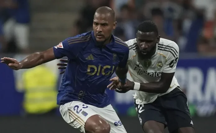 Rudiger  e De Burgos: um aperto de mãos que sela a paz em Oviedo