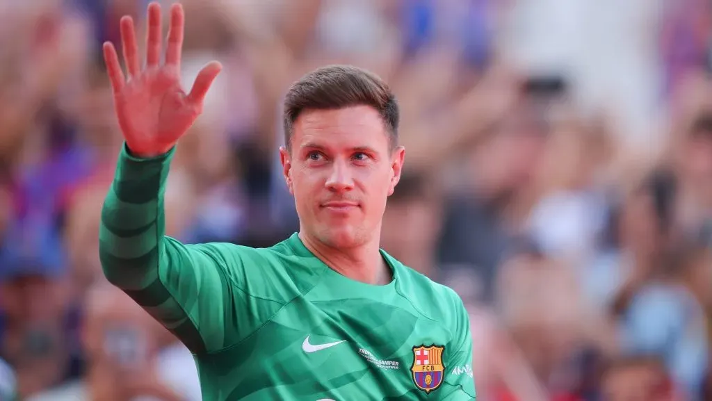 Goleiro do Barcelona, Ter Stegen está na mira de Chelsea e Tottenham. Foto: Eric Alonso/Getty Images