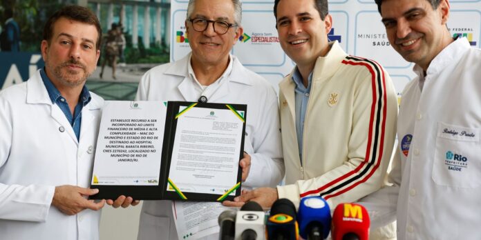 Governo e prefeitura entregam novas estruturas a hospitais do Rio