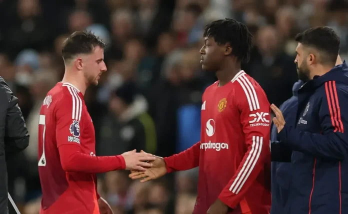 Manchester City prepara força máxima para assinar com Kobbie Mainoo, do Manchester United