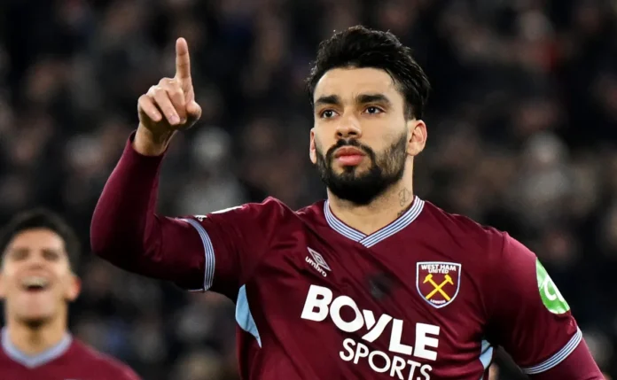 West Ham não contará com Paquetá contra o Tottenham em meio a negociações com o Flamengo