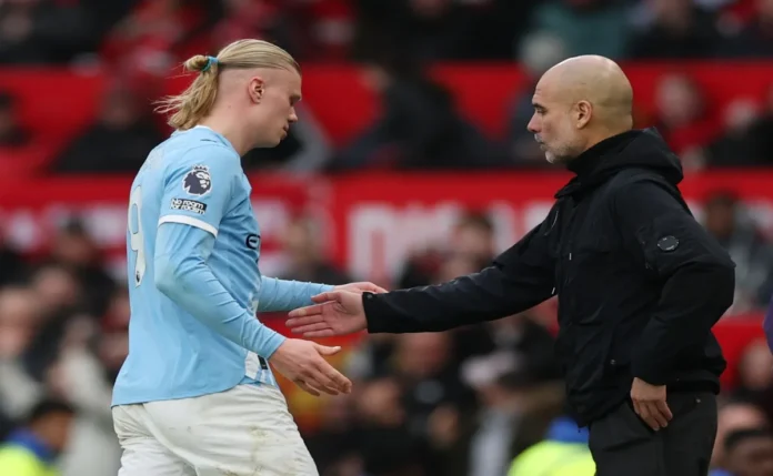 Haaland se aproxima de 600 minutos sem marcar gol com a bola rolando pelo Manchester City