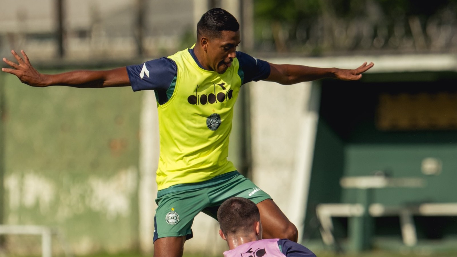 Pedro Rocha durante treino