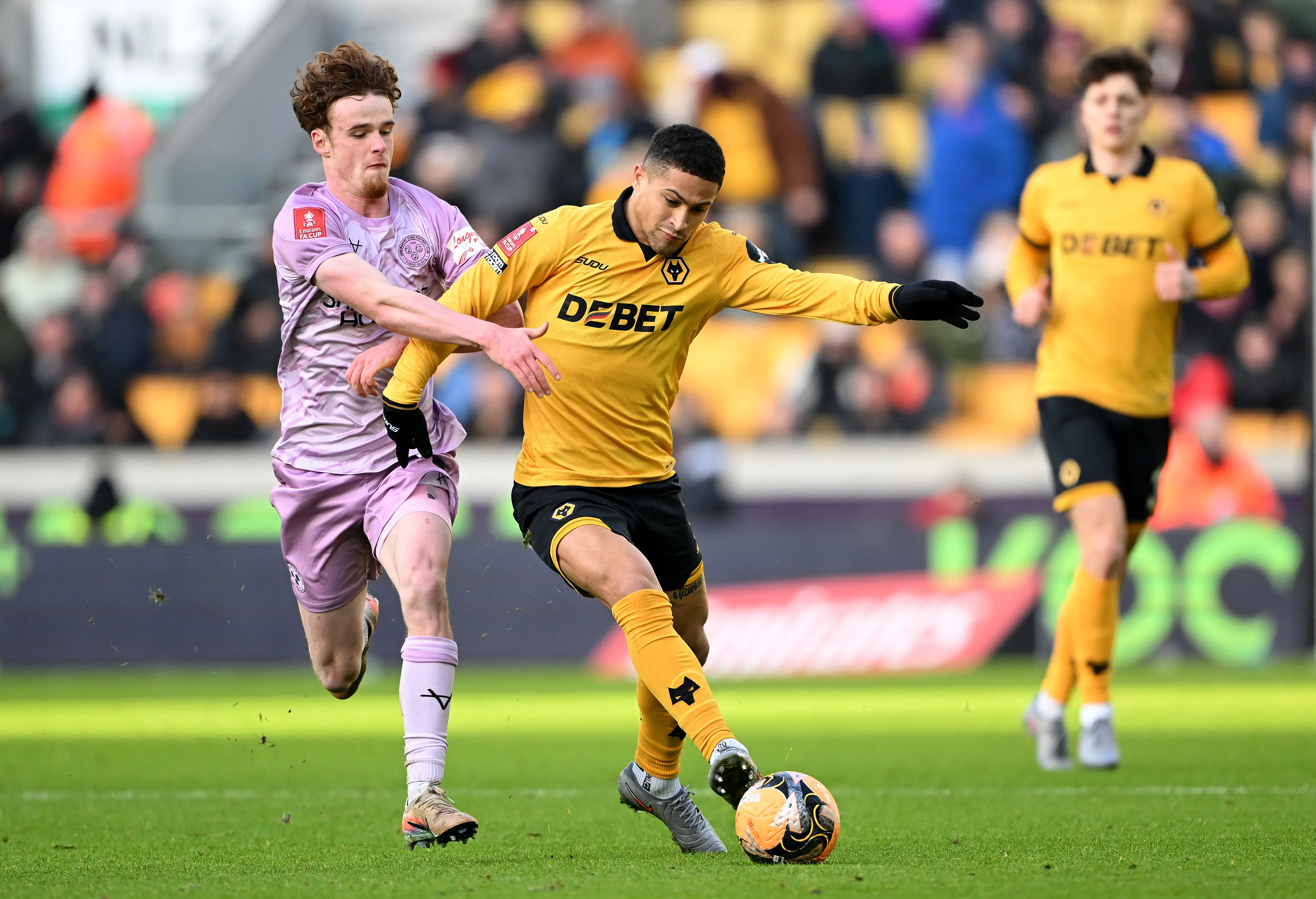João Gomes em ação pelo Wolverhampton. Foto: Shaun Botterill/Getty Images