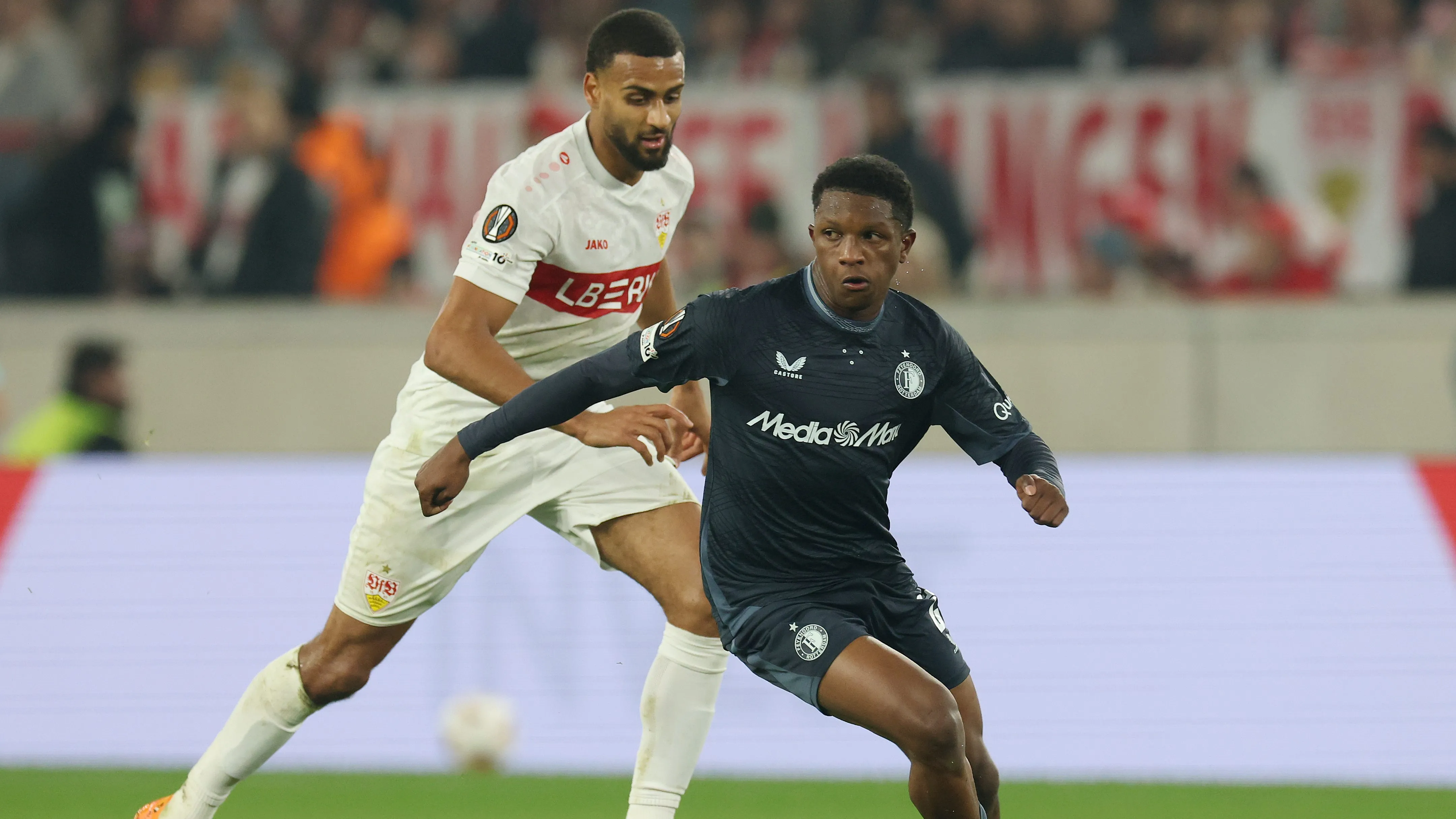 Givairo Read em jogo do Feyenoord. Foto: Alexander Hassenstein/Getty Images