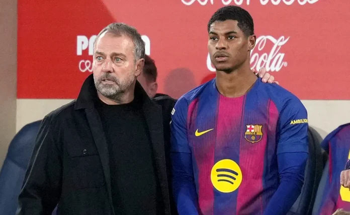 Hansi Flick comenta sobre Marcus Rashford antes de jogo decisivo do Barcelona