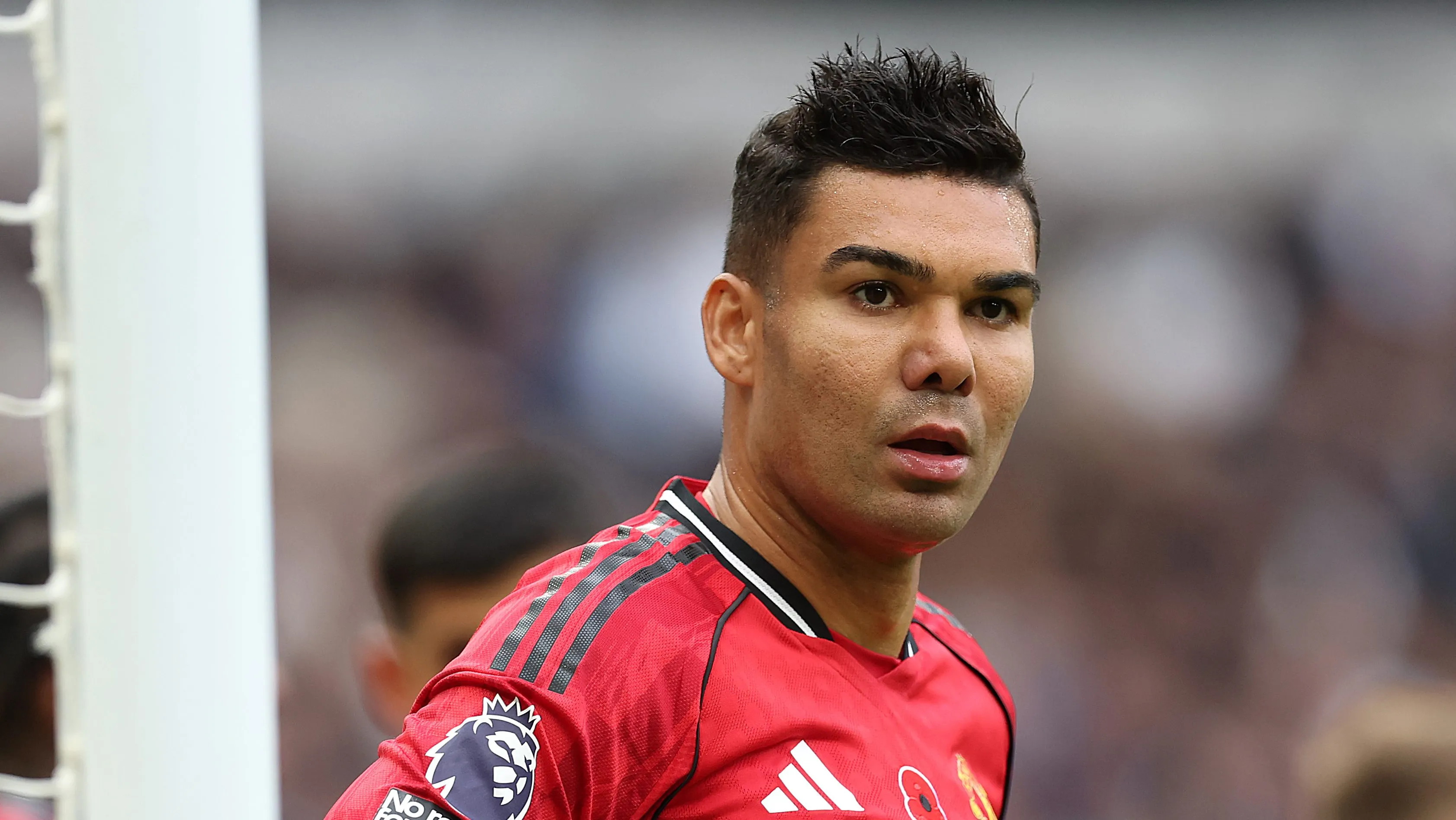 Casemiro em ação pelo Manchester United.