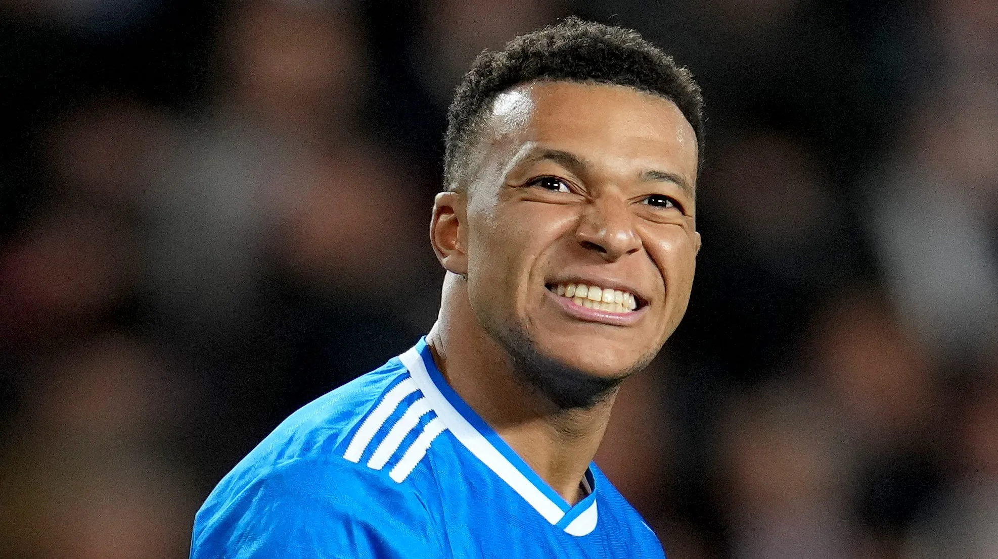 Mbappé em ação pelo Real Madrid.