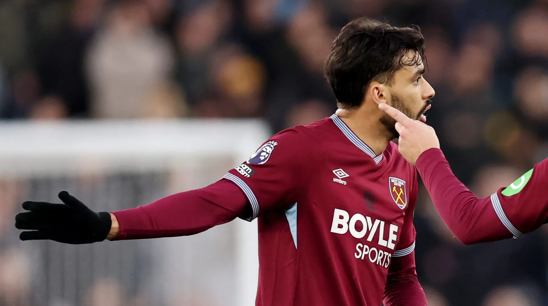 Lucas Paquetá e Jarrod Bowen no West Ham