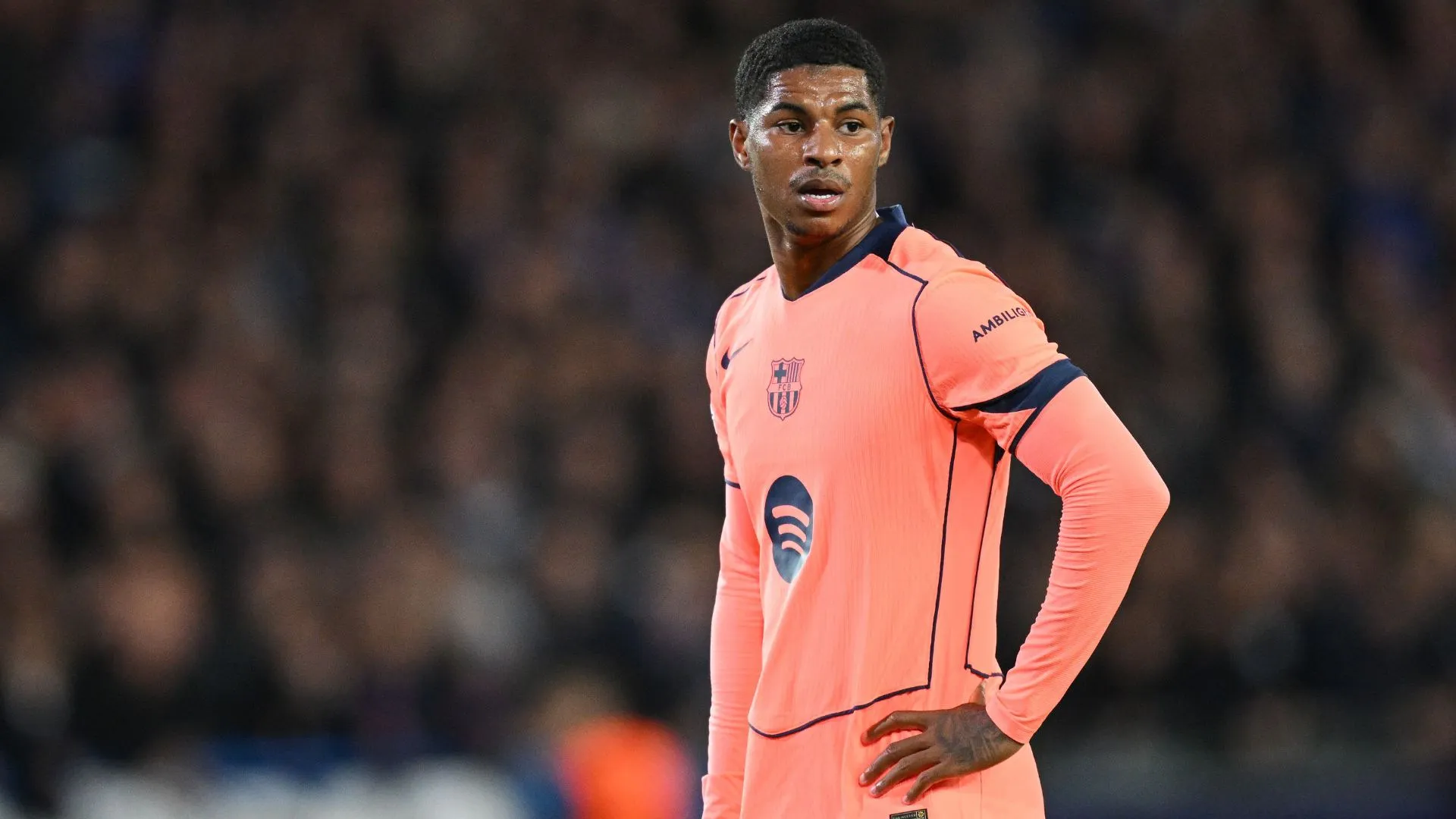 Rashford é reserva de Lamine Yamal e Raphinha, no Barcelona, mas também pode atuar como centroavante (foto: Stuart Franklin/Getty Images)