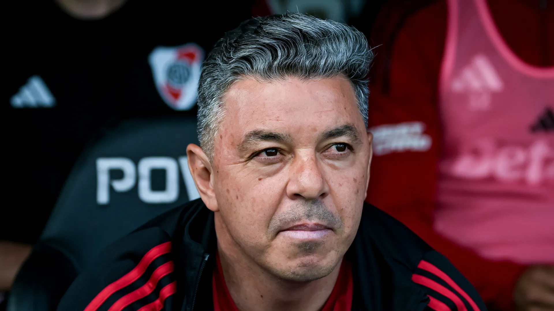 Marcelo Gallardo em jogo como treinador do River Plate