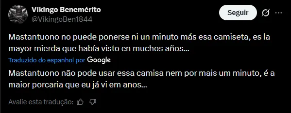 Mastantuono discutindo com a arbitragem