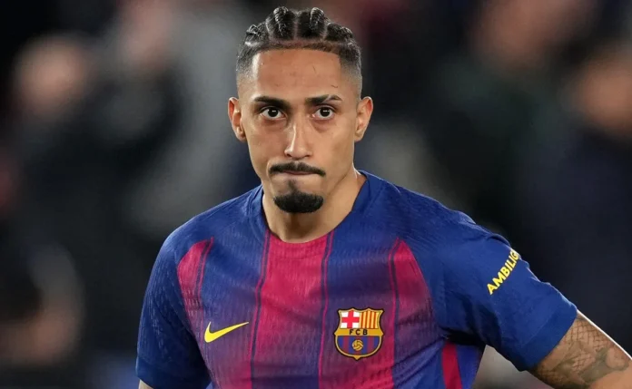 Raphinha promete grande fim de temporada para a torcida do Barcelona após eliminação