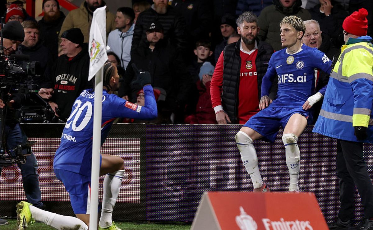 Garnacho garantiu a vitória do Chelsea.