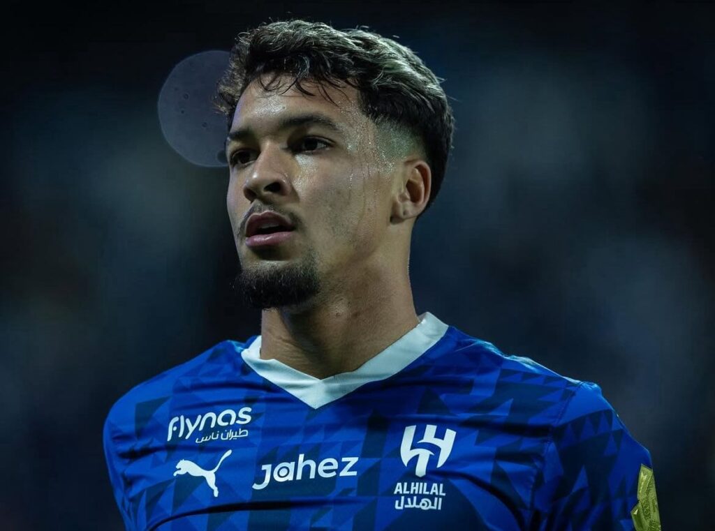 Marcos Leonardo durante sua passagem pelo Al Hilal. Foto: Al-Hilal.